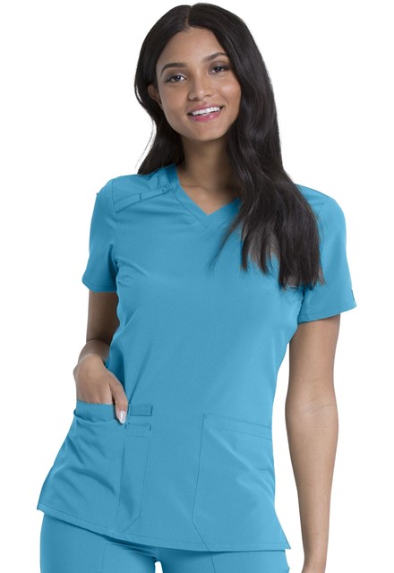Bluza medyczna damska Essentials błękitna