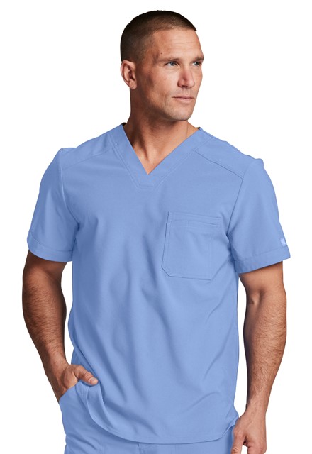 Bluza medyczna męska Dickies Retro błękitna