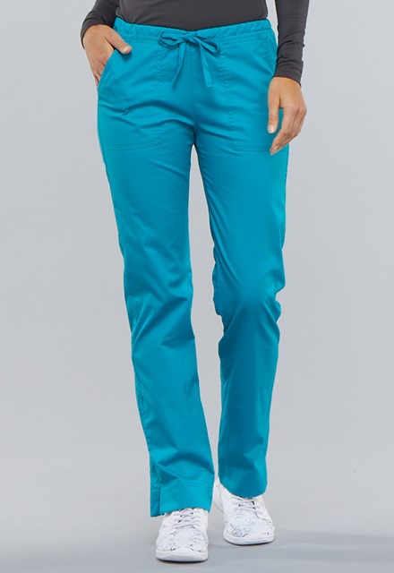 Spodnie medyczne damskie Core Stretch teal blue