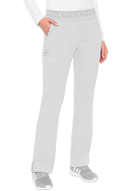 Spodnie medyczne damskie Med Couture biały