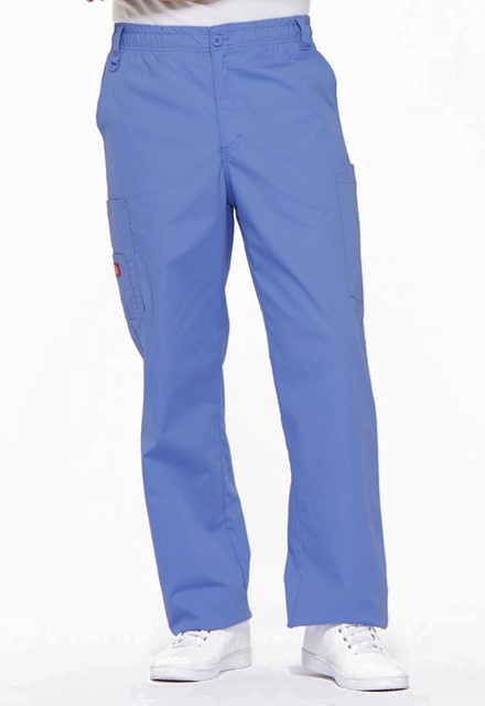Spodnie medyczne męskie EDS błękitne