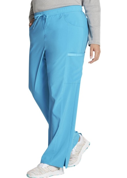 Spodnie medyczne damskie Essentials błękitne
