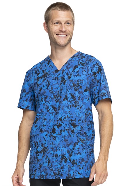 Bluza medyczna męska o wzorze Paint That Grand