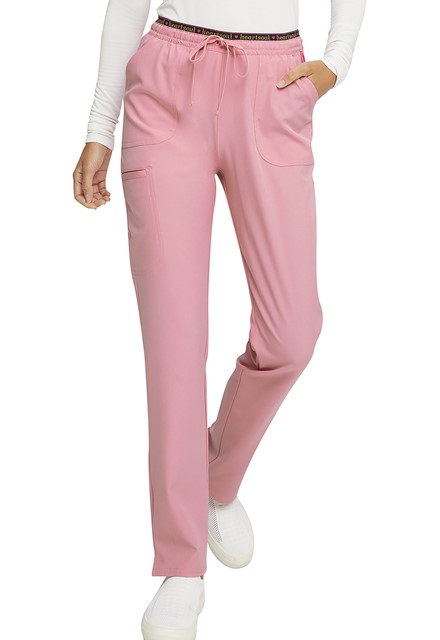 Spodnie medyczne damskie HeartSoul różowe