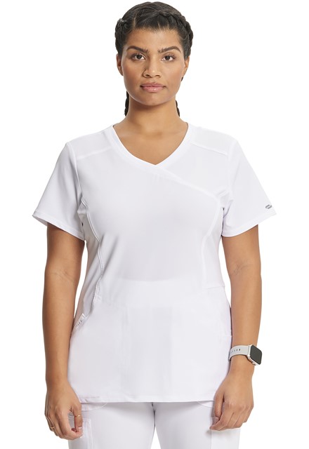 Bluza medyczna damska antybakteryjna biała