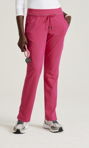 Spodnie medyczne damskie Serena Różowy