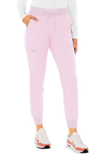 Spodnie medyczne damskie jogger Med Couture różowy