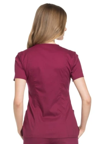 Bluza medyczna damska Revolution czerwone wino