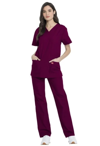 Komplet medyczny unisex Dickies Promos bordowy