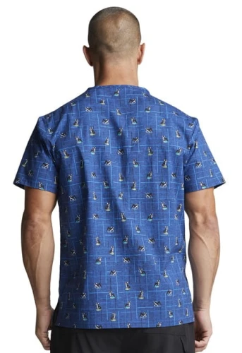 Bluza medyczna męska o wzorze Doggone Cool
