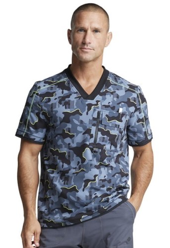 Bluza medyczna męska o wzorze Tough Glowing