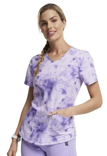 Bluza medyczna damska o wzorze TTDL