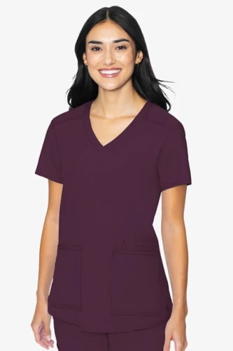 Bluza medyczna damska Med Couture wino