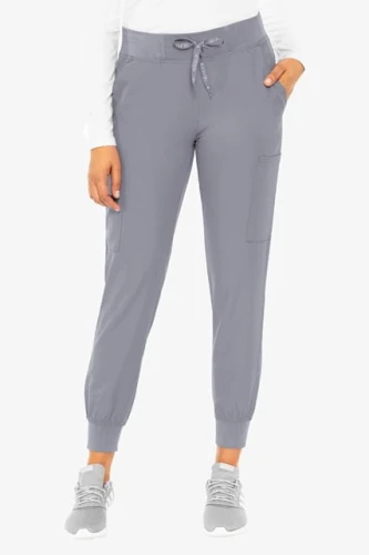 Spodnie medyczne damskie jogger Med Couture szary