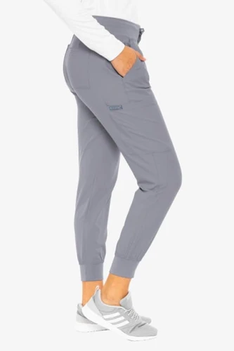 Spodnie medyczne damskie jogger Med Couture szary
