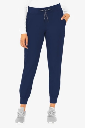 Spodnie medyczne damskie jogger Med Couture granat