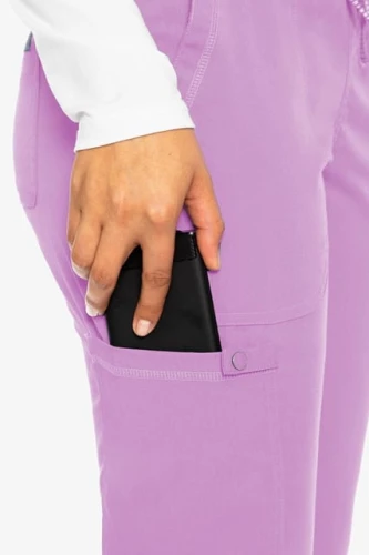 Spodnie medyczne damskie jogger Med Couture fiolet