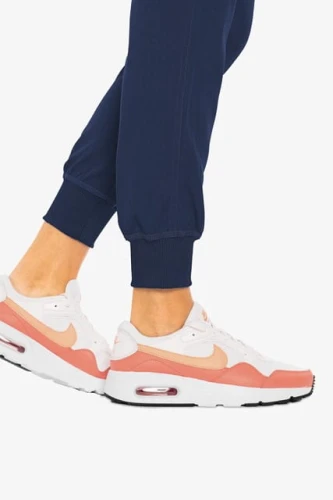 Spodnie medyczne damskie jogger Med Couture granat