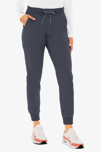 Spodnie medyczne damskie jogger Med Couture grafit