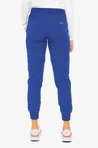 Spodnie medyczne damskie jogger Med Couture szafir