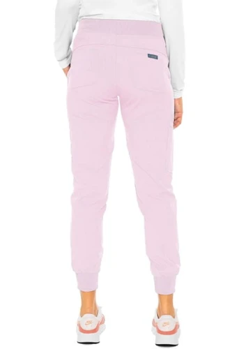 Spodnie medyczne damskie jogger Med Couture różowy