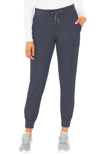 Spodnie medyczne damskie jogger Med Couture grafit