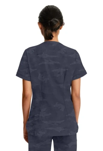 Bluza medyczna damska Joy Camo Grafit