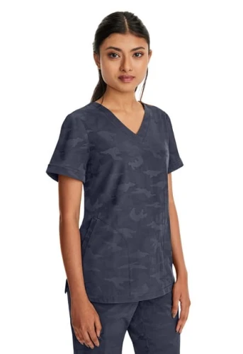 Bluza medyczna damska Joy Camo Grafit