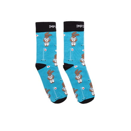 Skarpety unisex o wzorze Dr Królik