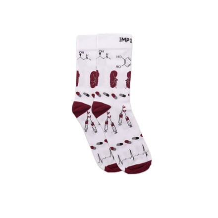 Skarpety unisex o wzorze Kardionóżki