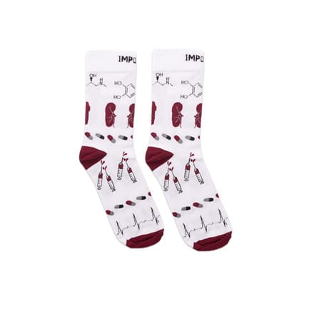 Skarpety unisex o wzorze Kardionóżki