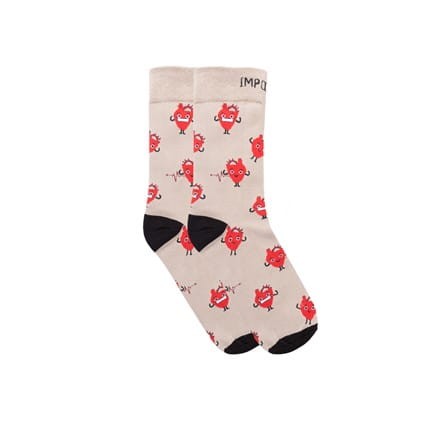 Skarpety unisex o wzorze Serca