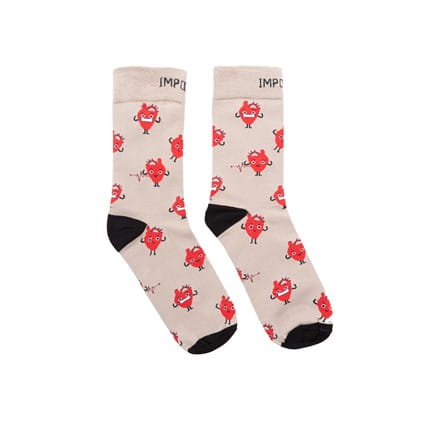 Skarpety unisex o wzorze Serca