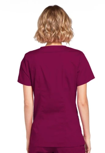Bluza medyczna damska Core Stretch czerwone wino