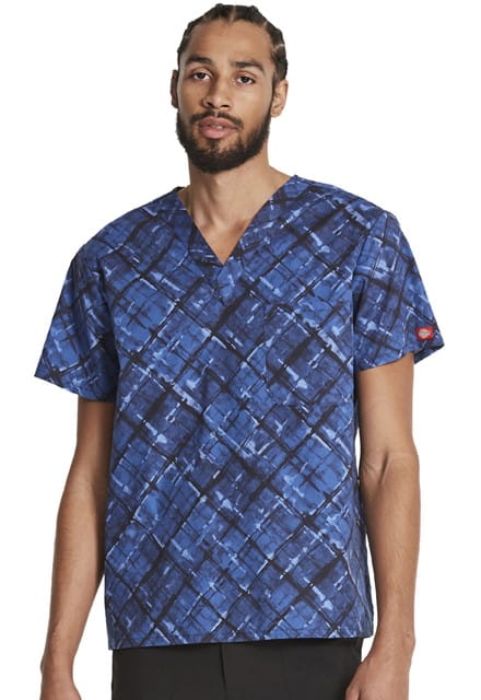 Bluza medyczna męska we wzorki Dickies Painterly Plaid