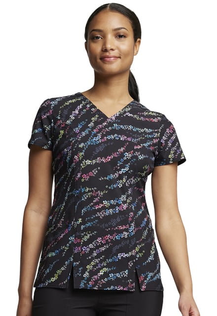 Bluza medyczna damska we wzorki Dickies Blooming Wild