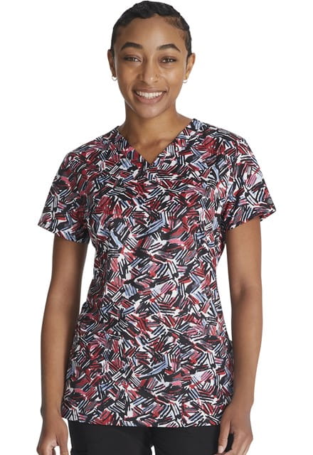 Bluza medyczna damska we wzorki Dickies  Crosshatch Cool