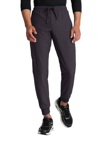 Spodnie medyczne męskie jogger Skechers by Barco Structure grafitowe