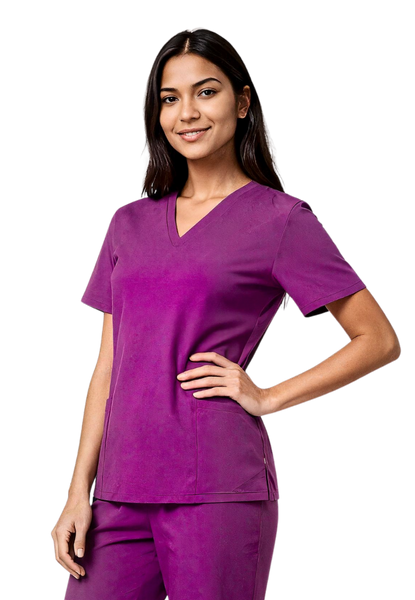 Bluza medyczna unisex Velilla Smart Microfiber fioletowa