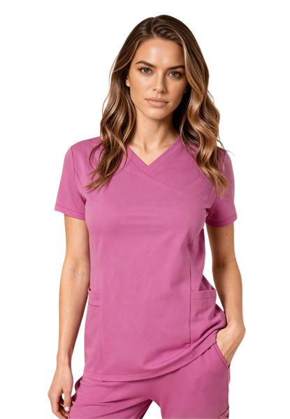 Bluza medyczna damska Velilla Pure Stretch Stella różowa