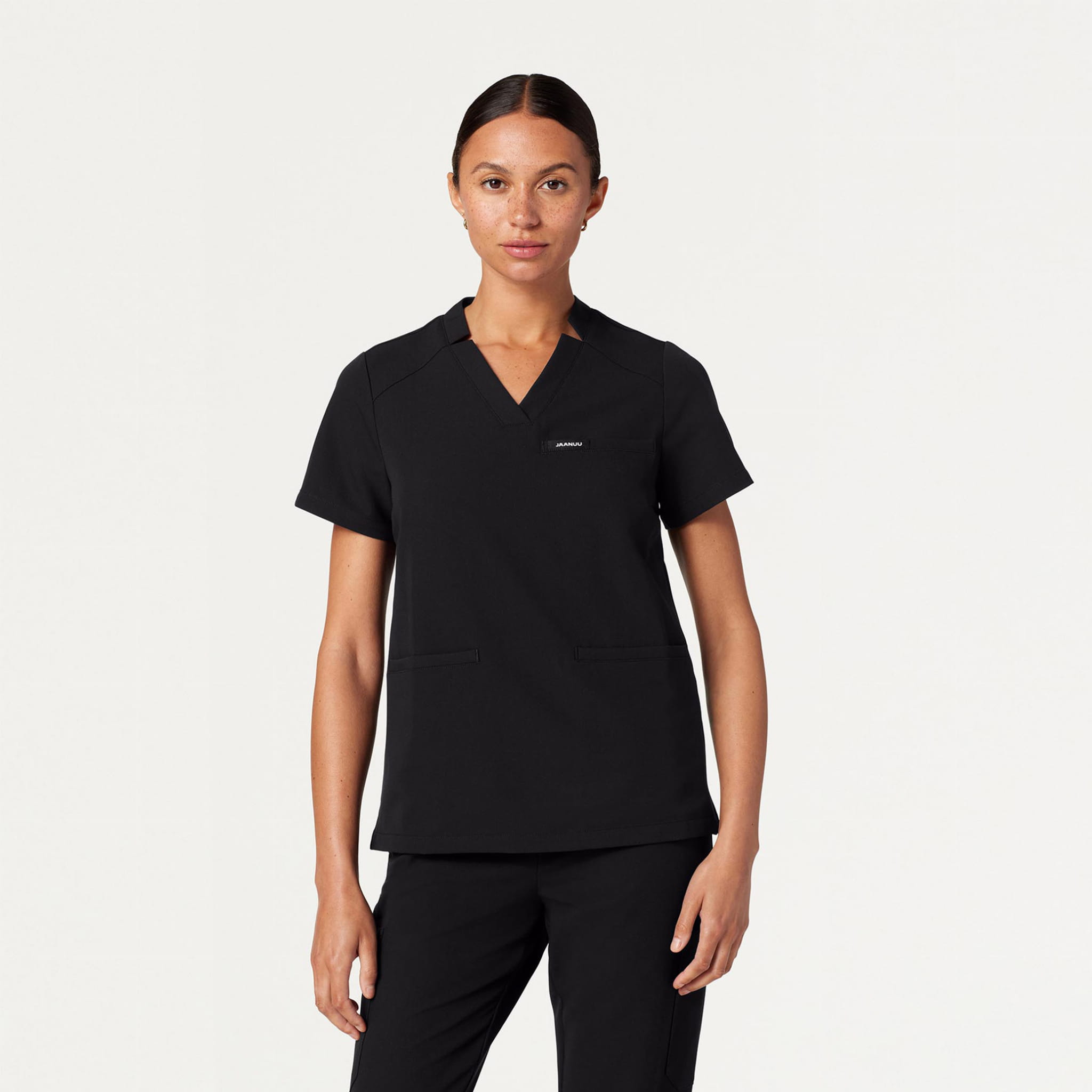 Bluza medyczna damska JAANUU UltraLAST Helia czarna