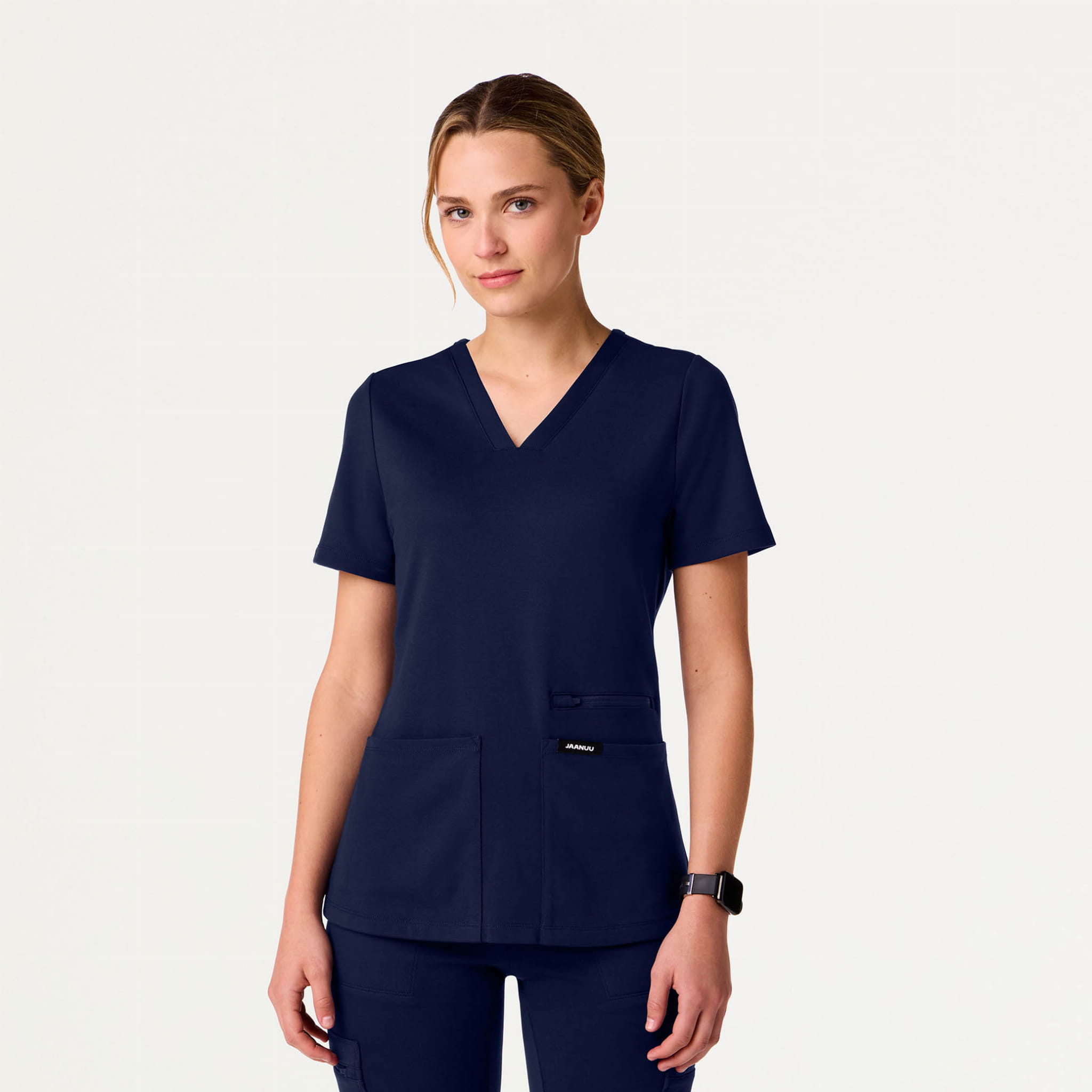 Bluza medyczna damska JAANUU UltraSOFT Kass granatowa