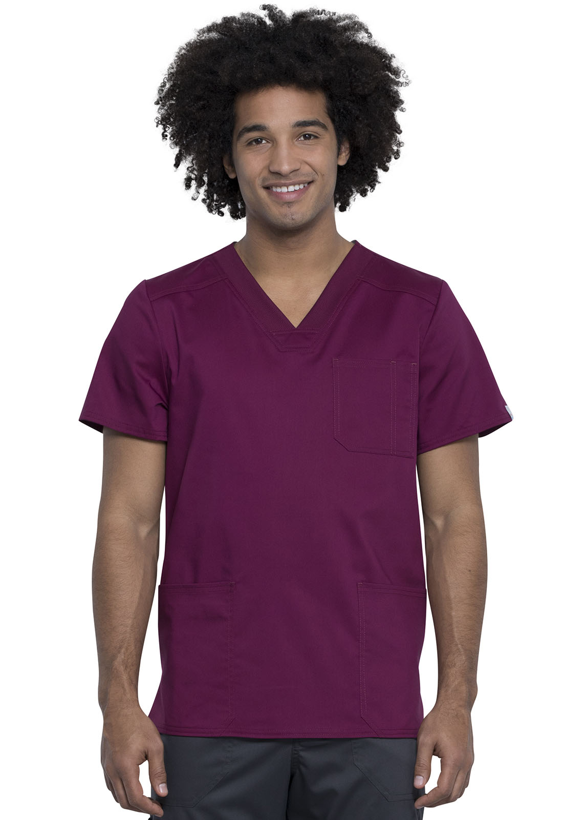 Bluza medyczna męska Cherokee Revolution Tech wino