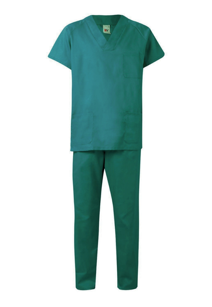 Komplet bluza/spodnie unisex Velilla Basic zielony