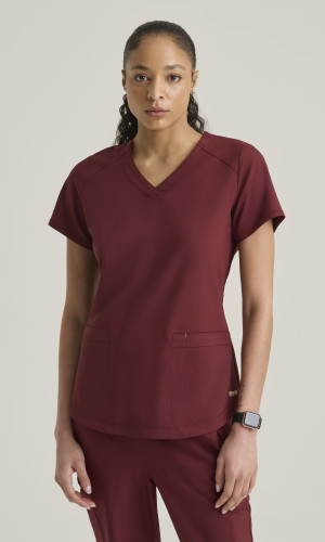 Bluza medyczna damska Barco Greys Anatomy Evolve Rhythm brązowa