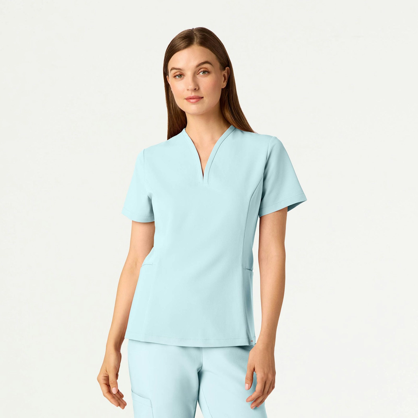 Bluza medyczna damska JAANUU UltraLAST Calix pastelowy błękit