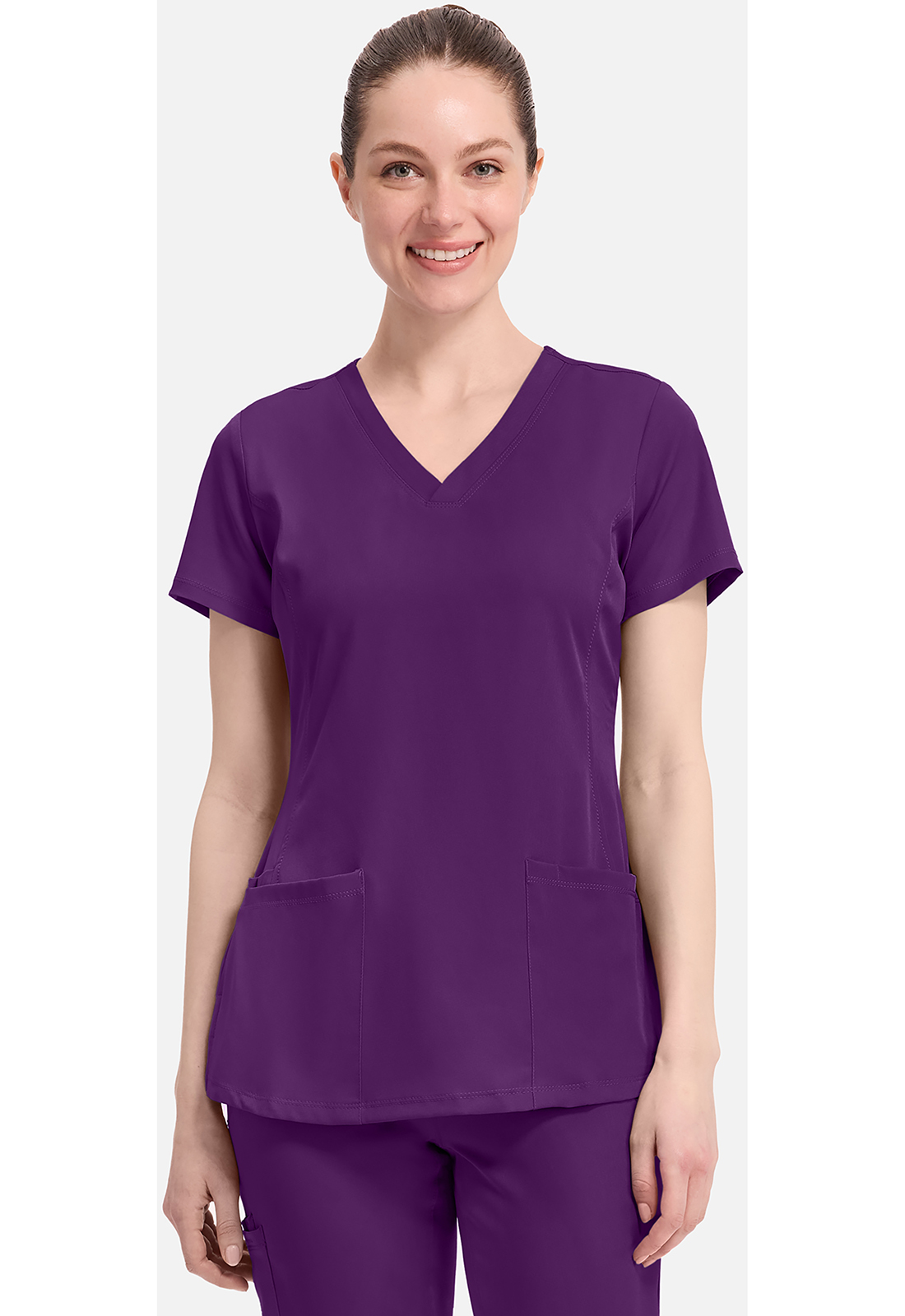 Bluza medyczna damska Healing Hands Works Monica fioletowa