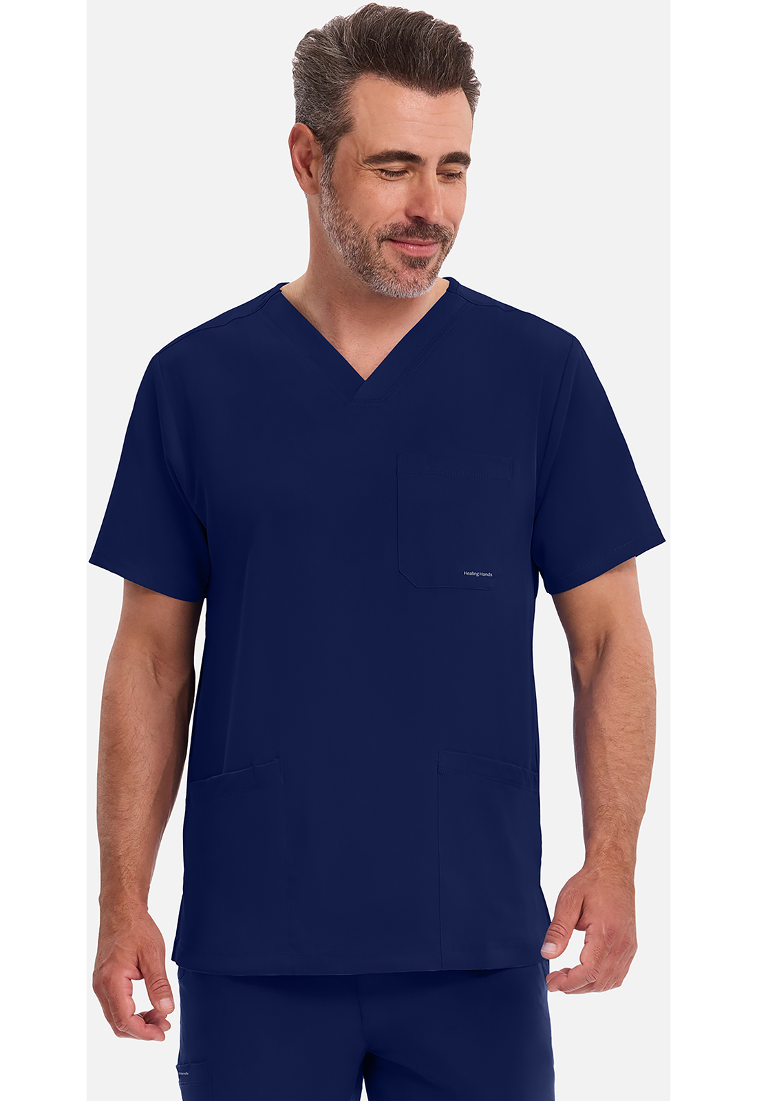 Bluza medyczna męska Healing Hands Works Mathew granatowa